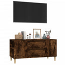 tv-bord 102x44,5x50 cm konstrueret træ røget egetræ