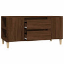 tv-bord 102x44,5x50 cm konstrueret træ brun egetræsfarve