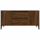tv-bord 102x44,5x50 cm konstrueret træ brun egetræsfarve