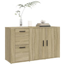 skænk 100x33x59,5 cm konstrueret træ sonoma-eg