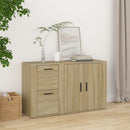 skænk 100x33x59,5 cm konstrueret træ sonoma-eg