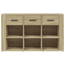 skænk 100x30x59,5 cm konstrueret træ sonoma-eg
