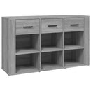 skænk 100x30x59,5 cm konstrueret træ grå sonoma-eg