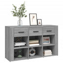 skænk 100x30x59,5 cm konstrueret træ grå sonoma-eg