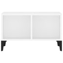 sofabord 60x50x36,5 cm konstrueret træ hvid