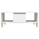 sofabord 90x50x36,5 cm konstrueret træ hvid