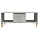 sofabord 90x50x36,5 cm konstrueret træ betongrå