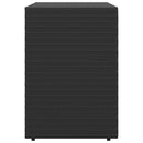 haveskab sort 100x55,5x80 cm polyrattan