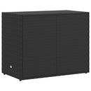 haveskab sort 100x55,5x80 cm polyrattan