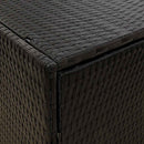 haveskab sort 198x55,5x80 cm polyrattan
