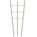 plantestativ med 3 ringe 5 stk. 60 cm stål grøn