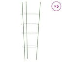 plantestativ med 4 ringe 5 stk. 90 cm stål grøn