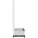 plantekasse med espalier 80x40x121,5 cm PP hvid