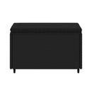 fodskamler til have 2 stk. med hynder polyrattan sort