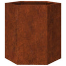 plantekasse 40x40x45 cm cortenstål rustfarvet