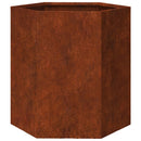 plantekasse 40x40x45 cm cortenstål rustfarvet