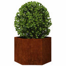 plantekasse 60x60x45 cm cortenstål rustfarvet