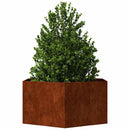 plantekasse 90x90x45 cm cortenstål rustfarvet