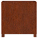 plantekasse med ben 50x50x50 cm cortenstål rustfarvet