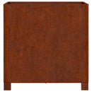 plantekasse med ben 50x50x50 cm cortenstål rustfarvet