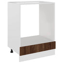 ovnskab "Riga" brun eg 60x46x81,5 cm konstrueret træ