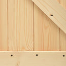 Dør NARVIK Naturfarvet 80 x 210 cm Massivt Fyrretræ