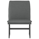 loungestol 52x75x76 cm stof mørkegrå