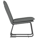 loungestol 52x75x76 cm stof mørkegrå