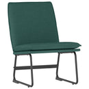 loungestol 52x75x76 cm stof mørkegrøn
