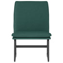 loungestol 52x75x76 cm stof mørkegrøn