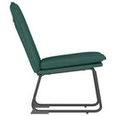 loungestol 52x75x76 cm stof mørkegrøn