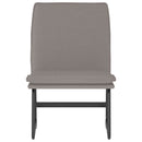 loungestol 52x75x76 cm stof Gråbrun