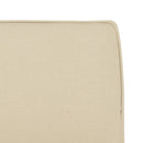 loungestol 52x75x76 cm stof Cremefarvet