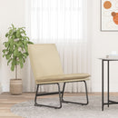loungestol 52x75x76 cm stof Cremefarvet
