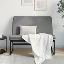 bænk 100x75x76 cm stof mørkegrå