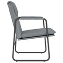 loungestol 55x64x80 cm stof lysegrå