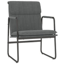 loungestol 55x64x80 cm stof mørkegrå