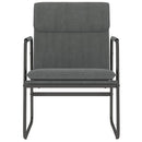 loungestol 55x64x80 cm stof mørkegrå