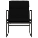 loungestol 55x64x80 cm stof sort
