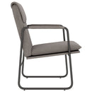 loungestol 55x64x80 cm stof Gråbrun
