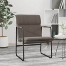 loungestol 55x64x80 cm stof Gråbrun
