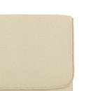 loungestol 55x64x80 cm stof Cremefarvet