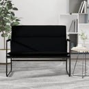 bænk 100x64x80 cm stof sort