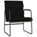 loungestol 55x64x80 cm kunstlæder sort