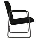 loungestol 55x64x80 cm kunstlæder sort