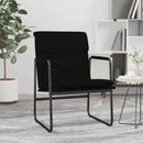 loungestol 55x64x80 cm kunstlæder sort