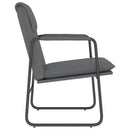 loungestol 55x64x80 cm kunstlæder grå
