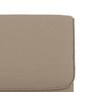loungestol 55x64x80 cm kunstlæder cappuccinofarvet