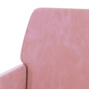 lænestol 62x79x79 cm velour lyserød