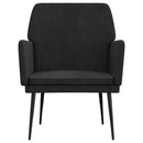 lænestol 62x79x79 cm velour sort